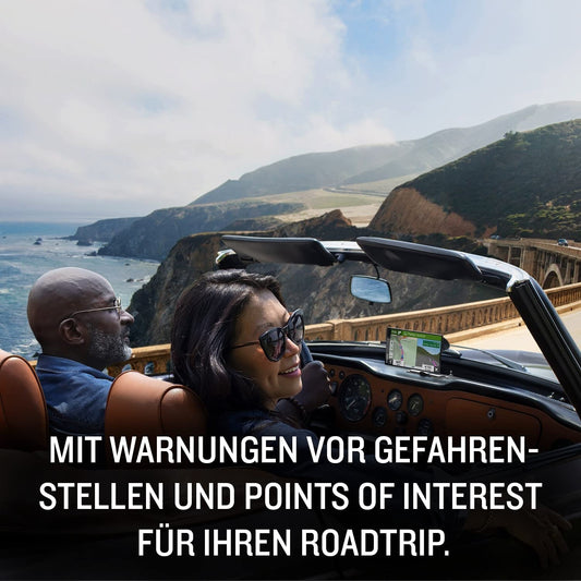 GPS Navigator 7 Zoll HD Display mit 3D Europakarten, Echtzeit-Verkehrsinfos, Sprachsteuerung & Fahrerassistenz